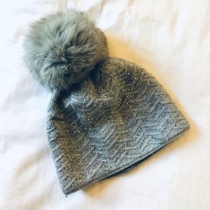 Fur Pom beanie